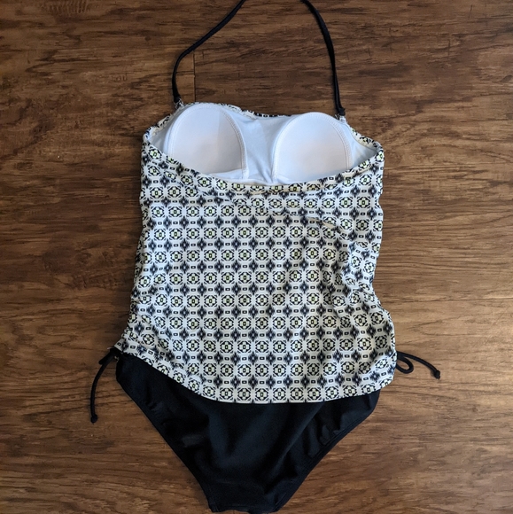 Gossip one piece Bathing suit Black and white size small - Picture 2 of 8